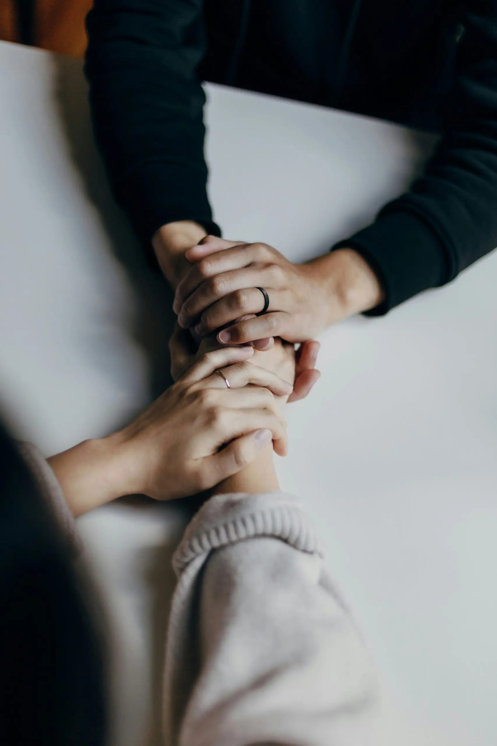 Military-connected adult accessing virtual mental health support while living abroad